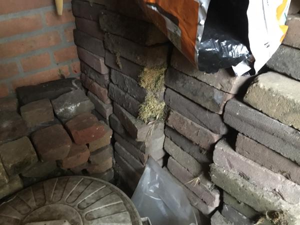 Klinkertjes waalformaat, betontegels 30x30