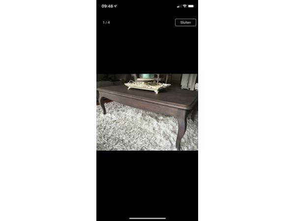 Eiken Salontafel taupe queen ann