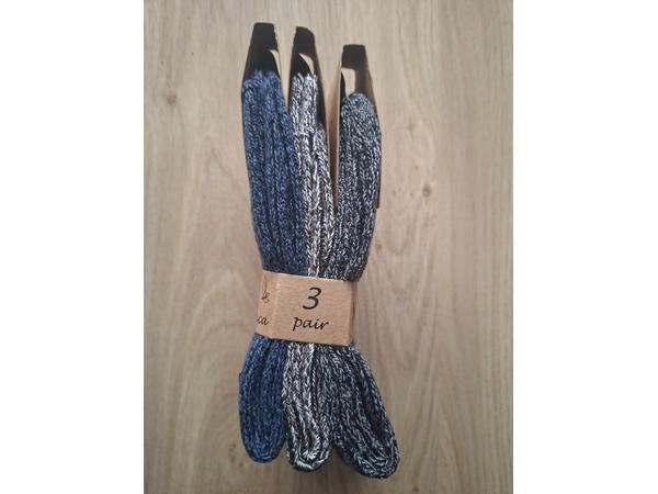 3 Paar Dunne Alpaca Wollen Sokken Maat 41-47