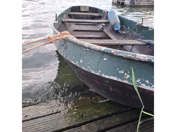 Stalen vlet/roeiboot te koop