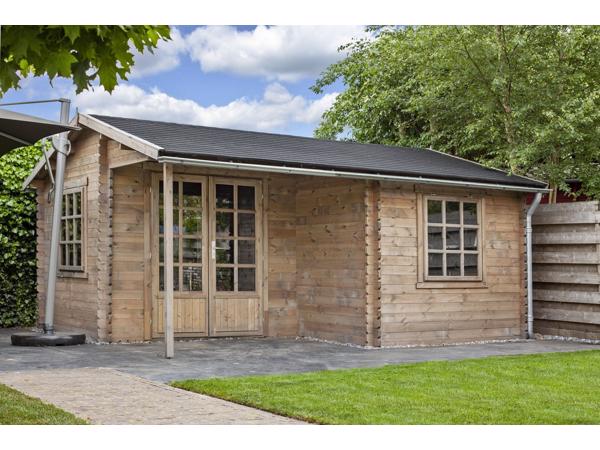 Blokhut - Tuinhuis Johan | 34 mm | vuren onbehandeld