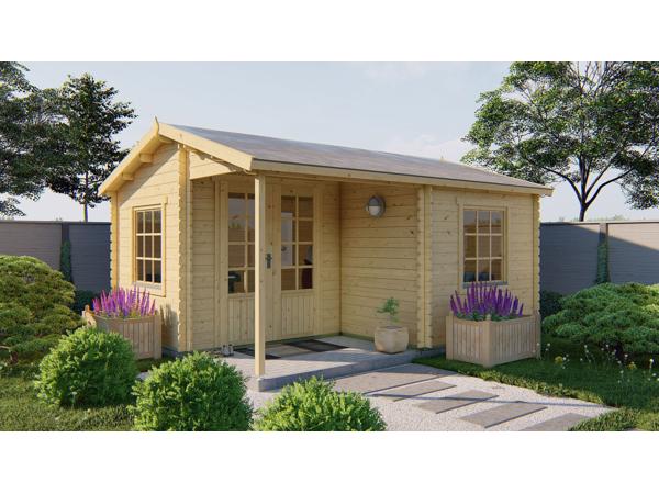 Blokhut - Tuinhuis Johan | 34 mm | vuren onbehandeld