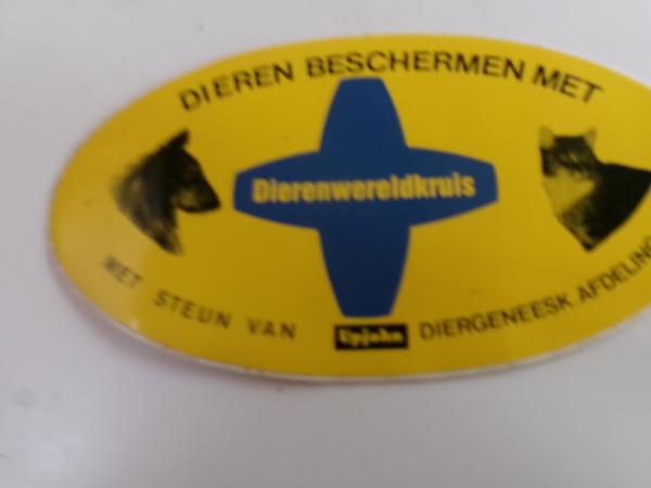 Sticker Dierenwereldkruis