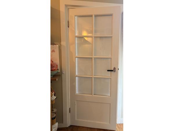 Binnendeur met glas
