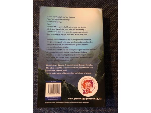 Dummie de Mummie en de sfinx van Shakaba filmeditie boek