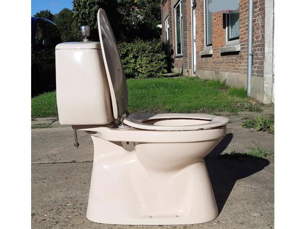 70's Camee kleurig SPHINX duoblok toilet, wastafel, planchet