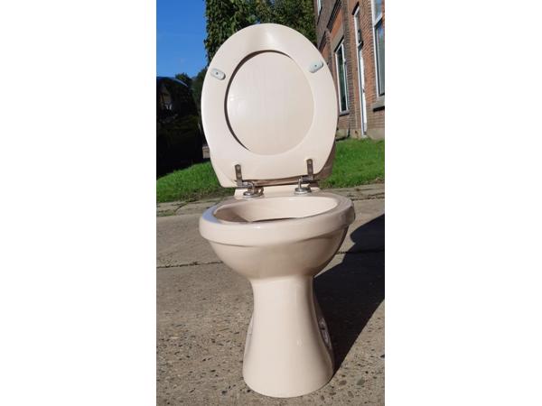 70's Camee kleurig SPHINX duoblok toilet, wastafel, planchet