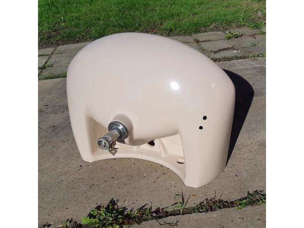 70's Camee kleurig SPHINX duoblok toilet, wastafel, planchet