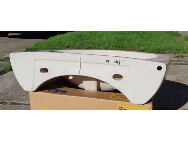 70's Camee kleurig SPHINX duoblok toilet, wastafel, planchet