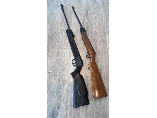 Twee 4,5mm luchtbuksen