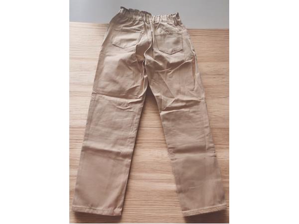 Jeans beige perzik kleur recht model L