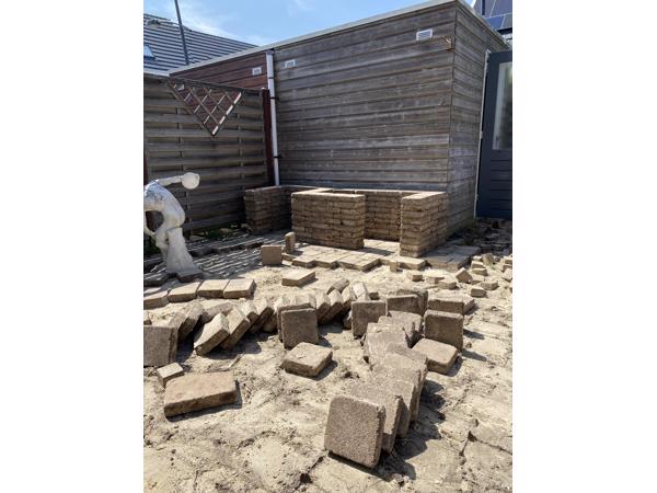 Wildverband tegels 45m2