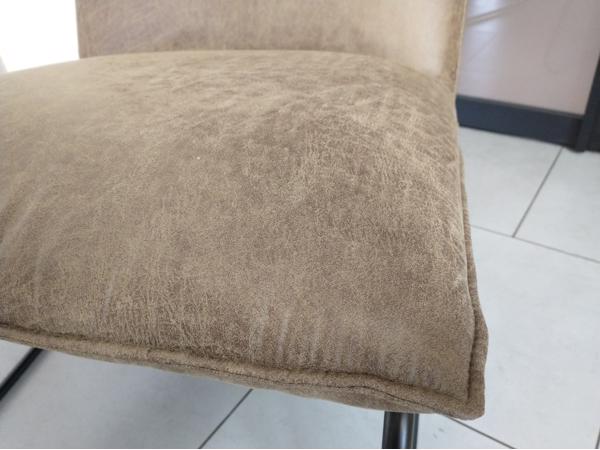 Zetel modern lederlook groen NIEUW