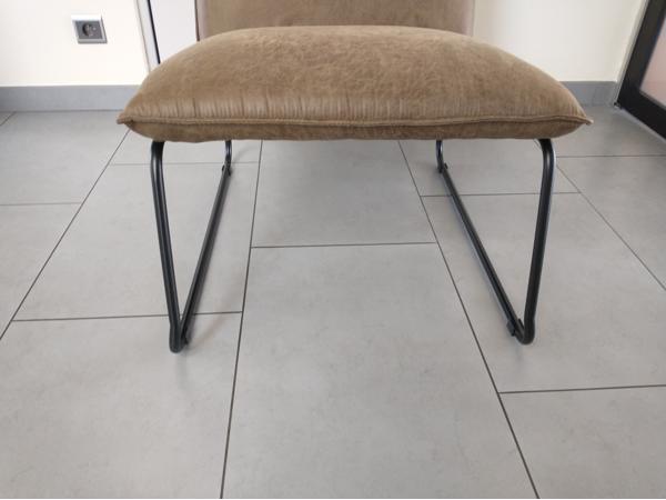 Zetel modern lederlook groen NIEUW