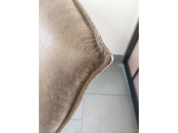 Zetel modern lederlook groen NIEUW