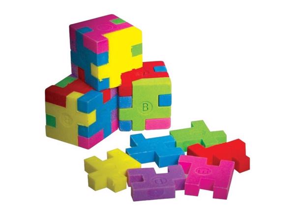 3x gum kubus puzzel 3x3cm