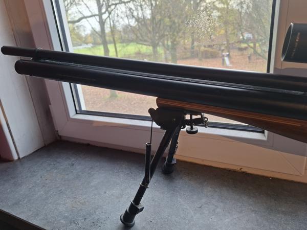 Luchtbuks pcp buks air arms s510 Twin cap Fac 6.35mm