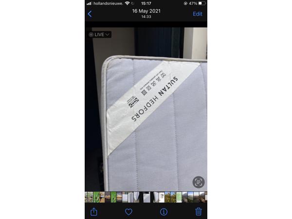 IKEA Sultan Hedfors matras 180x200cm