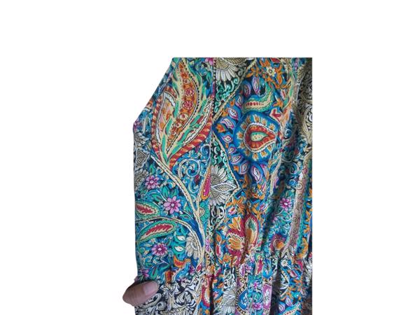 Luchtige zomerjurk meerkleurig XXL