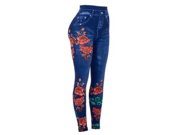 Top Look legging rozen blauw one size XS-L