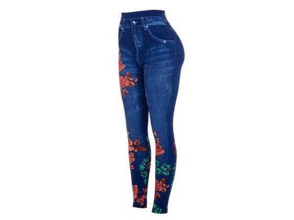 Top Look legging rozen blauw one size XS-L