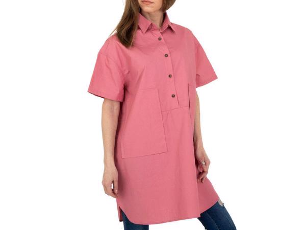 JCL oversized lange blouse roze S/M