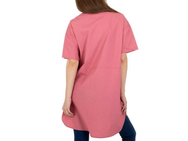 JCL oversized lange blouse roze S/M