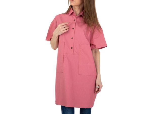 JCL oversized lange blouse roze S/M