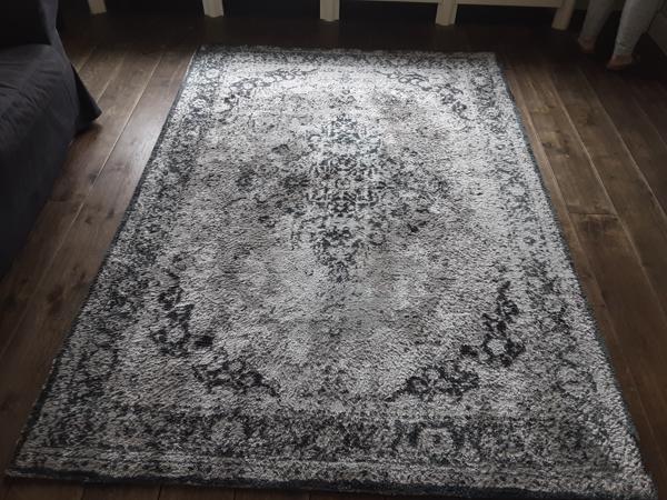 Tabriz vloerkleed grijs/groen