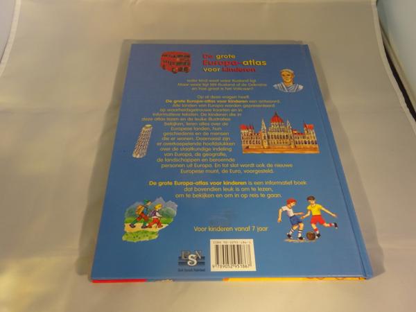 De grote Europa atlas voor kinderen (7+) Europa-atlas
