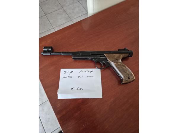 Verschillende pistolen 4,5 en 5,5 mm