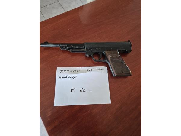 Verschillende pistolen 4,5 en 5,5 mm