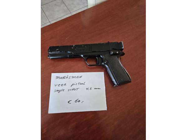 Verschillende pistolen 4,5 en 5,5 mm
