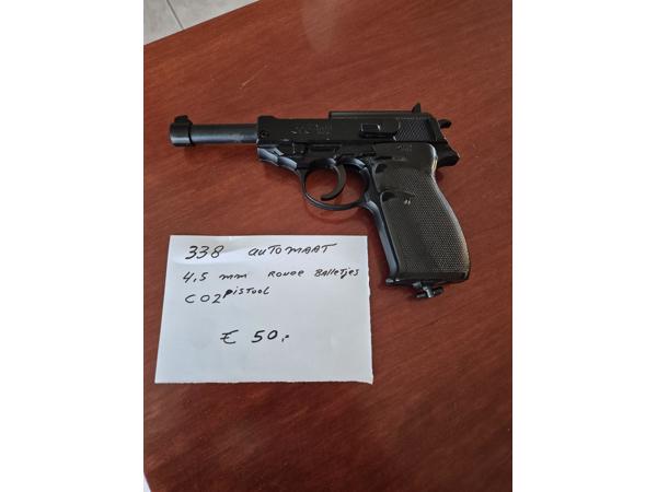 Verschillende pistolen 4,5 en 5,5 mm