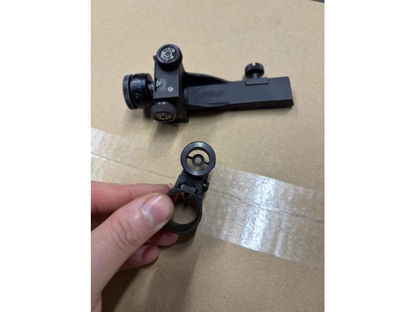 Walther diopter voor geweer