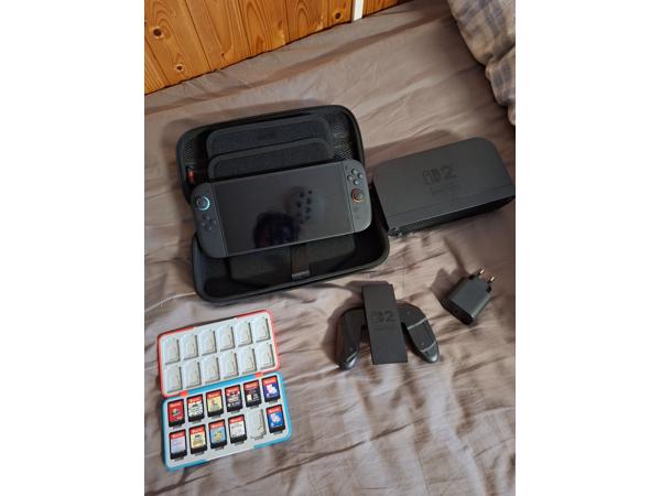 Nintendo switch 2 + spellen en toebehoren erbij