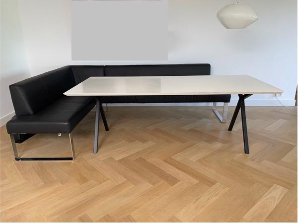 Massief eiken design eettafel