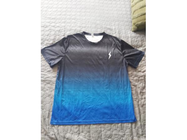 Heren t-shirt blauw XXXL