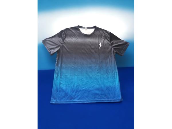 Heren t-shirt blauw XXXL