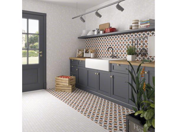 mozaïektegel keramische cementtegel look 20x20 Vives