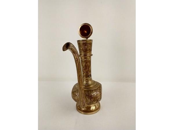 Koperen theekruik uit India