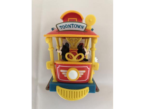 Disney Toontown Mickey Mouse Minnie Mouse streetcar tram
