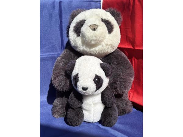 Pandabeer set van 2 panda beren Gund knuffel
