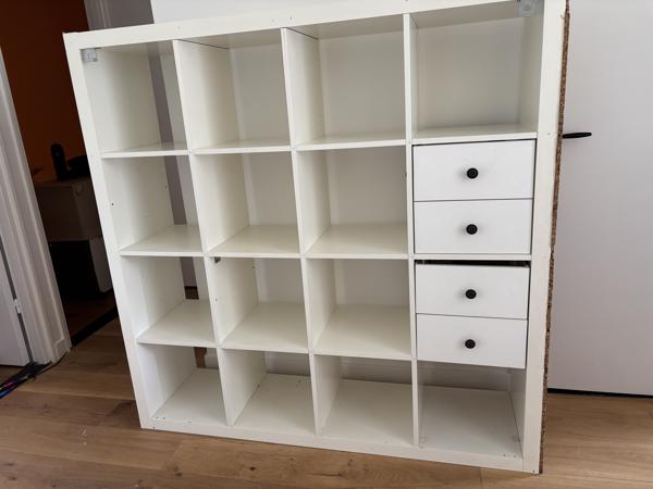Witte IKEA Kallax kast