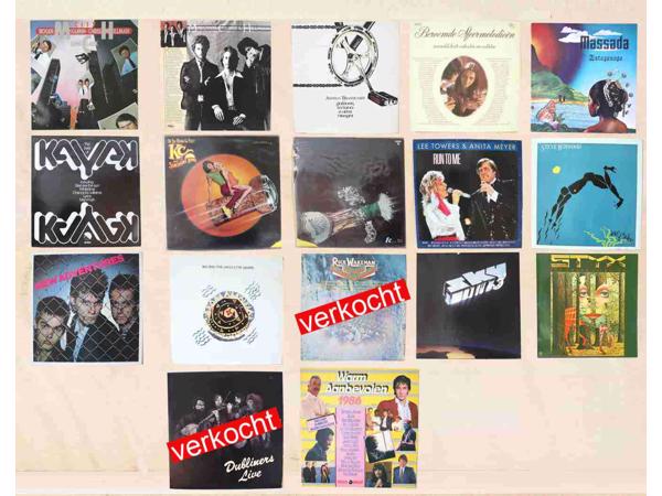 14 LP’s van Red Box,  Kayak, KC & The Sunshine Band tot Styx