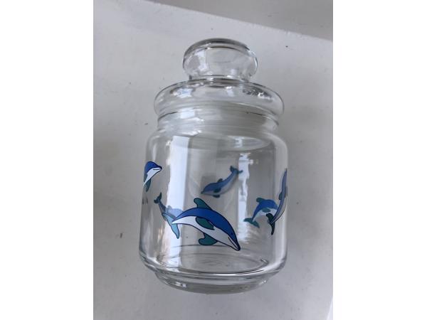 Voorraadpot snoeppot opbergpot dolfijn dolfijnen