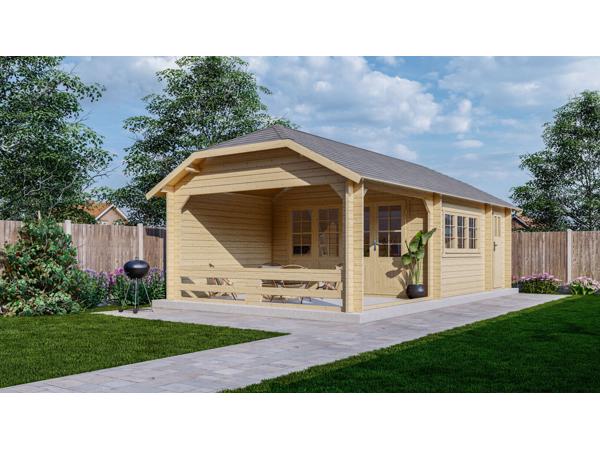 NIEUW Blokhut Wolfskap W4x3+3A