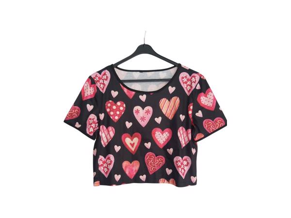 croptop hartjes patroon L