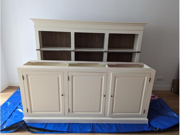 Large white bookcase / storage unit