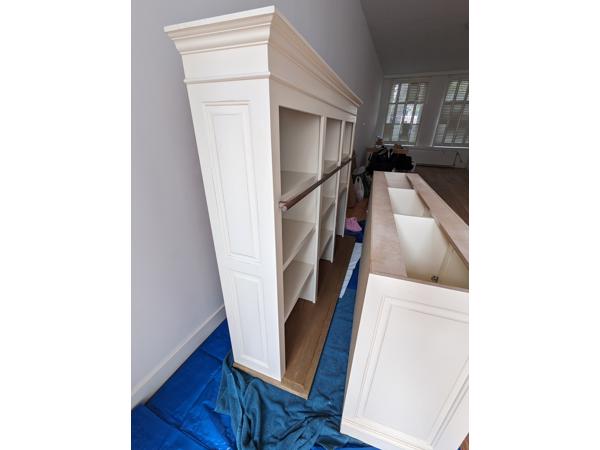 Large white bookcase / storage unit